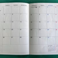 10月のカレンダーの画像